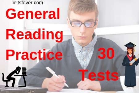 General reading practice tests free 30